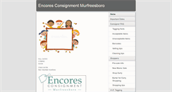 Desktop Screenshot of encoresconsignmentmurfreesboro.com